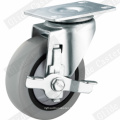 Medium Duty Single Bearing Tpp Swivel Wheel Caster (Gray) (G3117)